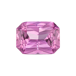 Emerald Shape AAA Natural Pink Tourmaline - October Birthstones
