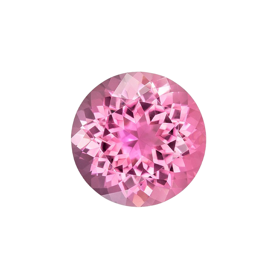 Round Pink Tourmaline - October Birthstones