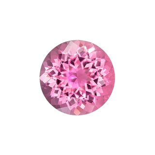Round AAA Natural Pink Tourmaline - October Birthstones