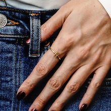 Load image into Gallery viewer, Initial Ring in Sterling Silver
