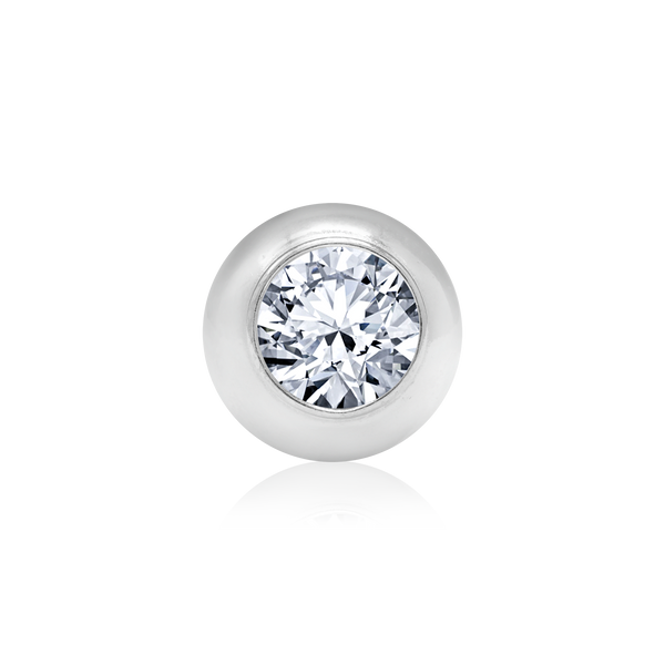 ITI NYC Round Dome Bezel in Sterling Silver (2.00 mm - 8.00 mm)