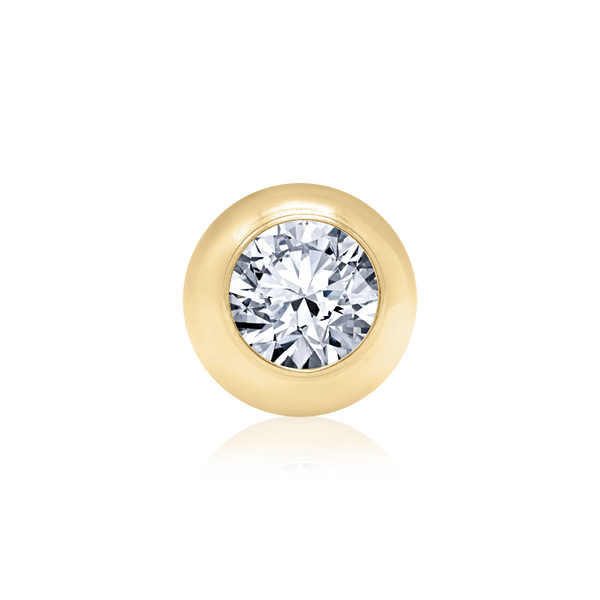 ITI NYC Round Dome Bezel in 14K Gold (2.00 mm - 8.00 mm)