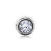 ITI NYC Round Decorative Bezel in Sterling Silver (3.00 mm - 6.25 mm)