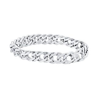 Rivington St. Rambo Chain Ring in Sterling Silver