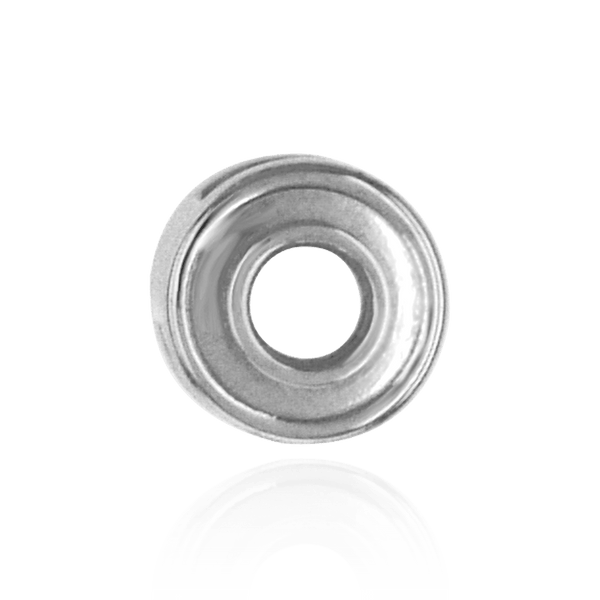 ITI NYC Round Bezel with Rings in Sterling Silver (2.75 mm - 3.60 mm)