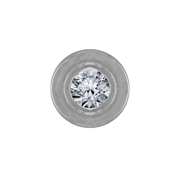 ITI NYC Round Bezel with Rings in Sterling Silver (2.75 mm - 3.60 mm)