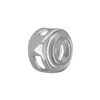 ITI NYC Round Bezel with Rings in Sterling Silver (2.75 mm - 3.60 mm)