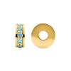 Gemstone Roundel Beads in 14K Gold (5.5 x 2.3 mm)