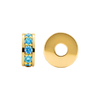 Gemstone Roundel Beads in 14K Gold (5.5 x 2.3 mm)