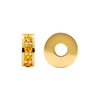 Gemstone Roundel Beads in 14K Gold (5.5 x 2.3 mm)