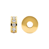 Gemstone Roundel Beads in 14K Gold (5.5 x 2.3 mm)