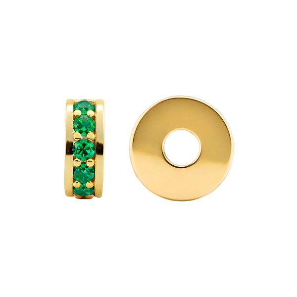 Gemstone Roundel Beads in 14K Gold (5.5 x 2.3 mm)