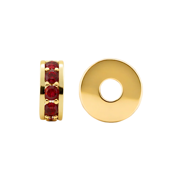 Gemstone Roundel Beads in 14K Gold (5.5 x 2.3 mm)