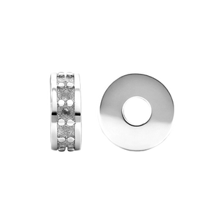 Roundel Beads in Sterling Silver (5.5 x 2.3 mm)