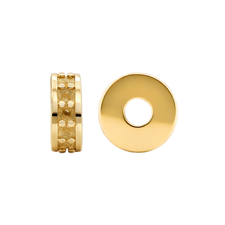 Roundel Beads in 14K Gold (5.5 x 2.3 mm)