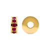 Gemstone Roundel Beads in 14K Gold (5.5 x 2.3 mm)