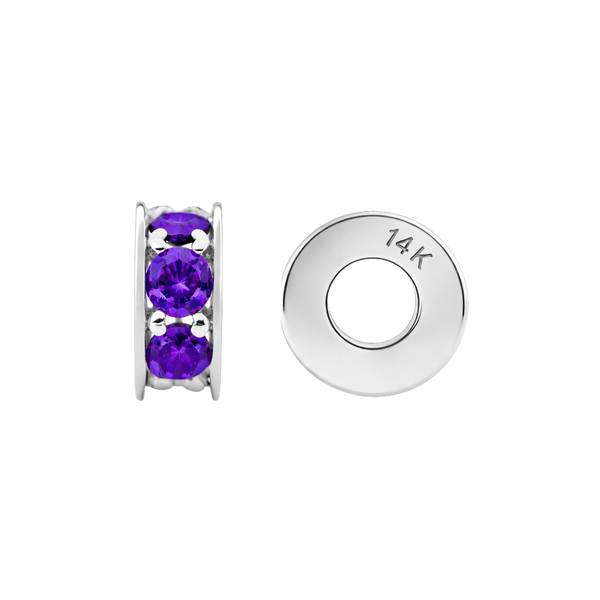 Gemstone Roundel Beads in 14K Gold (6.3 x 2.5 mm)