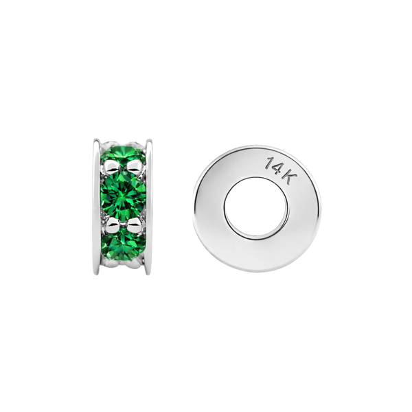 Gemstone Roundel Beads in 14K Gold (6.3 x 2.5 mm)