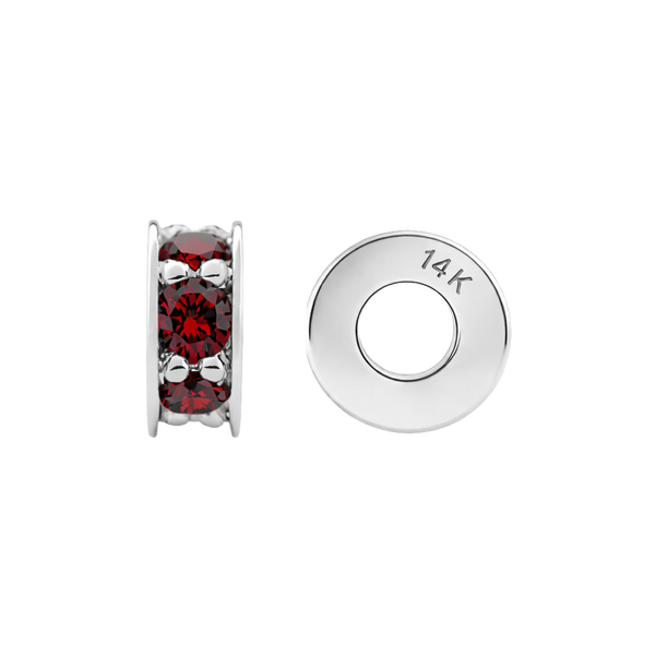 Gemstone Roundel Beads in 14K Gold (6.3 x 2.5 mm)