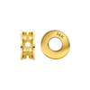 Roundel Beads in 14K Gold (6.3 x 2.5 mm)