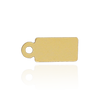 ITI NYC Rectangle Chain Tag (11.7 x 4.9 mm - 13.3 x 6 mm)