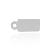 ITI NYC Rectangle Chain Tag (11.7 x 4.9 mm - 13.3 x 6 mm)