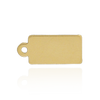 ITI NYC Rectangle Chain Tag (11.7 x 4.9 mm - 13.3 x 6 mm)