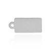 ITI NYC Rectangle Chain Tag (11.7 x 4.9 mm - 13.3 x 6 mm)