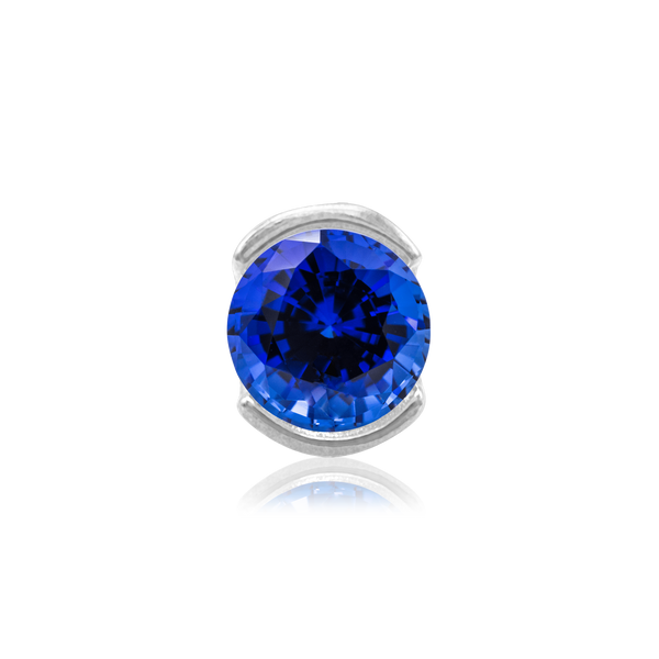 ITI NYC Round Half Bezel in Sterling Silver (3.00 mm - 12.00 mm)