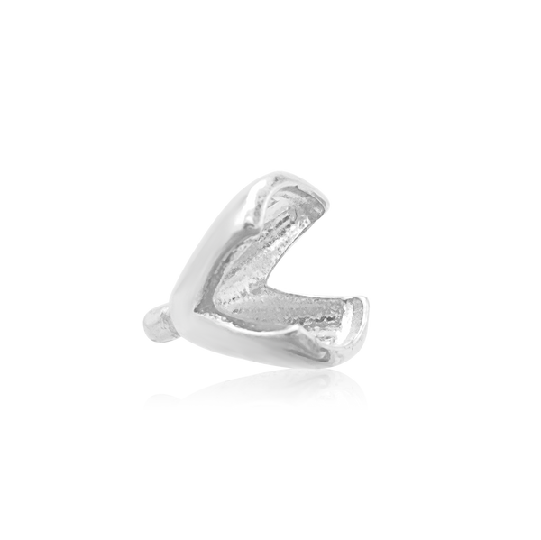 ITI NYC Round Half Tapered Bezel with Peg in Sterling Silver (4.00 mm - 8.25 mm)