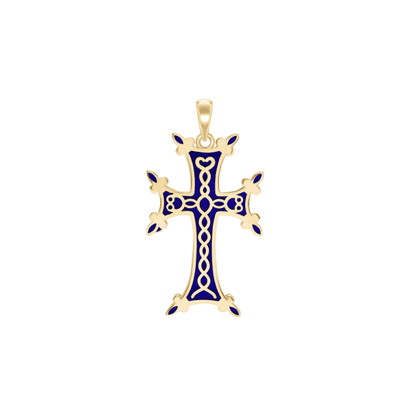 ITI NYC Armenian Cross Pendant in 14K Gold