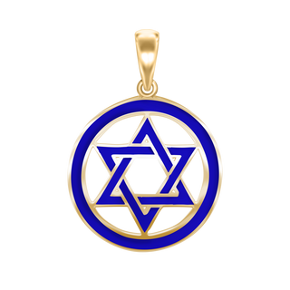 ITI NYC Star of David Pendant in 14K Gold