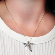 Load image into Gallery viewer, ITI NYC Angel Pendant in Sterling Silver
