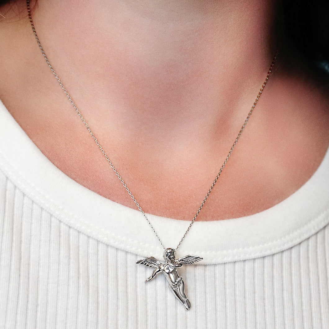 ITI NYC Angel Pendant in Sterling Silver