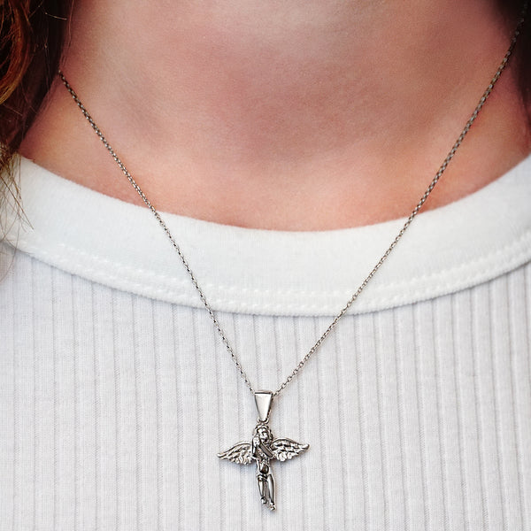 ITI NYC Angel Pendant in Sterling Silver