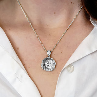 ITI NYC Resurrection Byzantine Double-Sided Pendant in Sterling Silver