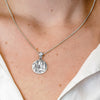 ITI NYC Madonna Pendant Medallion in Sterling Silver