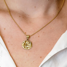 Load image into Gallery viewer, ITI NYC Madonna Pendant Medallion in Sterling Silver
