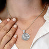 ITI NYC Double-Sided Jesus Christ Pendant Medallion in Sterling Silver