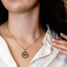 Load image into Gallery viewer, ITI NYC Torii Gate Pendant in Sterling Silver

