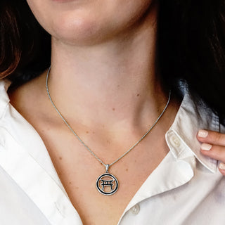ITI NYC Torii Gate Pendant in Sterling Silver
