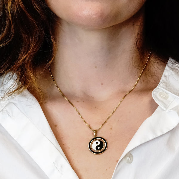 ITI NYC Yin Yang Symbol Pendant in Sterling Silver