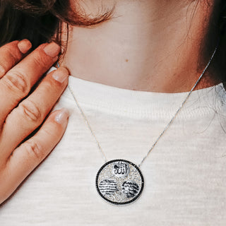 ITI NYC Ayat Al-Kursi Necklace in Sterling Silver