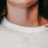 ITI NYC Alif Waw Necklace in Sterling Silver