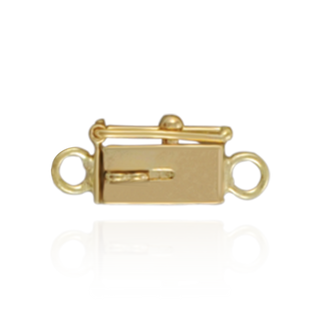 ITI NYC Closed Top Box Clasps with Rings (2 mm - 3.5 mm)