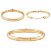 Sheridan Sq. Hinged Plain Bangle Bracelet in Gold-Filled