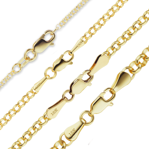 Soho Rolo Necklace in 18K Yellow Gold