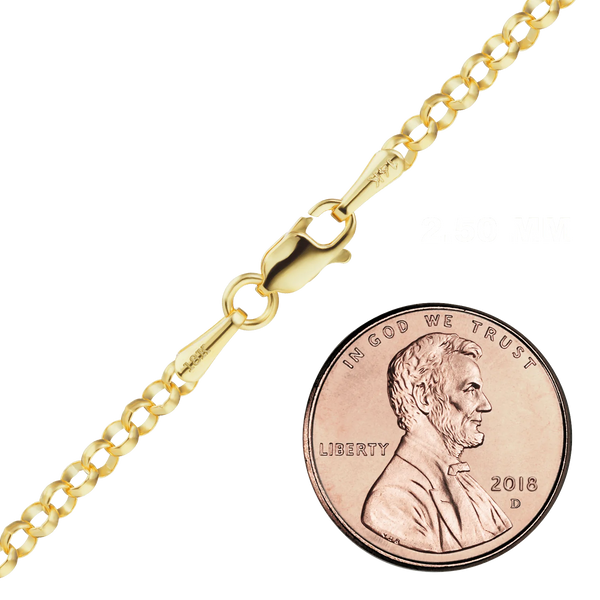 Soho Rolo Bracelet in 18K Yellow Gold