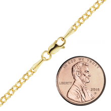 Load image into Gallery viewer, Soho Rolo Anklet in 14K Yellow Gold
