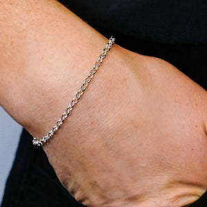 Soho Rolo Chain Bracelet in Sterling Silver